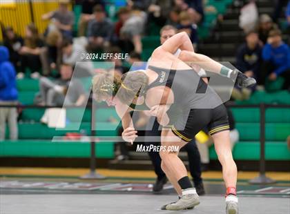 Thumbnail 1 in VHSL Region 5A Wrestling Semifinals photogallery.