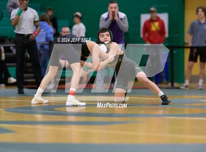 Thumbnail 1 in VHSL Region 5A Wrestling Semifinals photogallery.