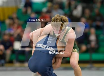 Thumbnail 3 in VHSL Region 5A Wrestling Semifinals photogallery.