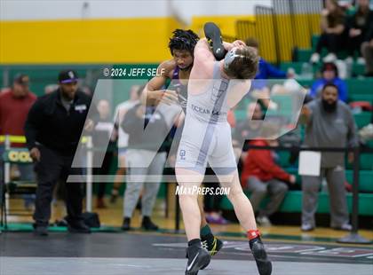 Thumbnail 3 in VHSL Region 5A Wrestling Semifinals photogallery.