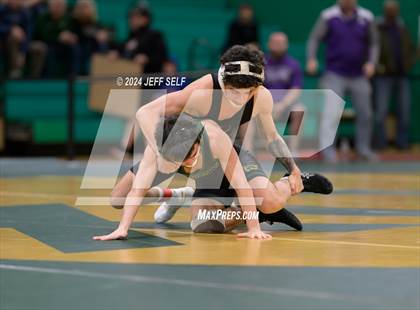 Thumbnail 3 in VHSL Region 5A Wrestling Semifinals photogallery.