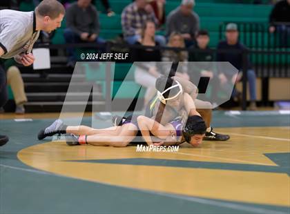 Thumbnail 1 in VHSL Region 5A Wrestling Semifinals photogallery.