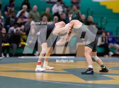Thumbnail 1 in VHSL Region 5A Wrestling Semifinals photogallery.