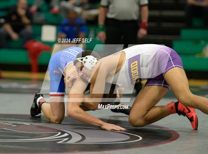 Thumbnail 3 in VHSL Region 5A Wrestling Semifinals photogallery.
