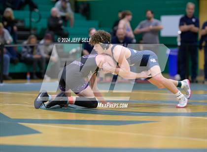 Thumbnail 1 in VHSL Region 5A Wrestling Semifinals photogallery.