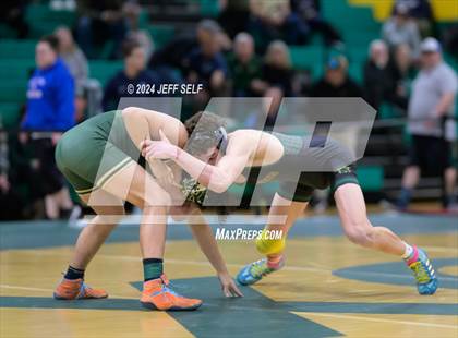 Thumbnail 3 in VHSL Region 5A Wrestling Semifinals photogallery.
