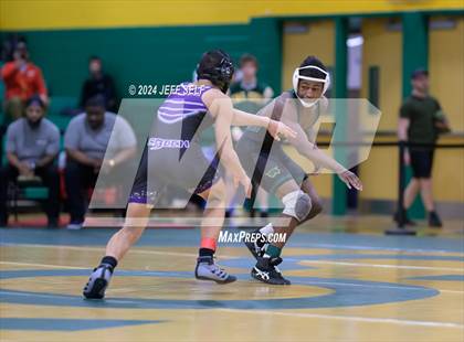Thumbnail 1 in VHSL Region 5A Wrestling Semifinals photogallery.
