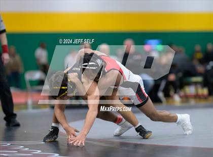 Thumbnail 2 in VHSL Region 5A Wrestling Semifinals photogallery.