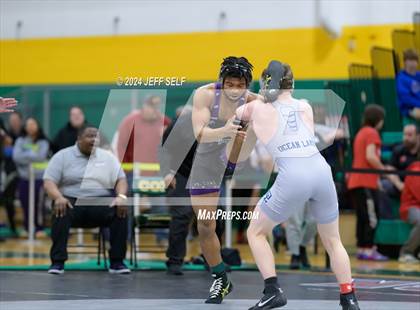 Thumbnail 1 in VHSL Region 5A Wrestling Semifinals photogallery.