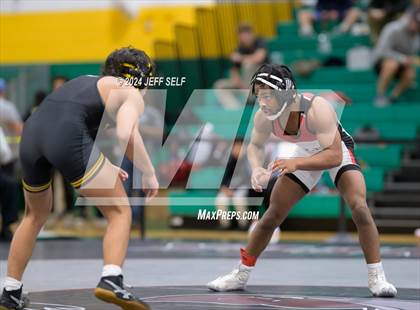 Thumbnail 3 in VHSL Region 5A Wrestling Semifinals photogallery.