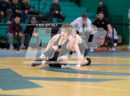 Thumbnail 3 in VHSL Region 5A Wrestling Semifinals photogallery.