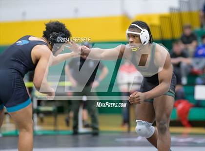 Thumbnail 2 in VHSL Region 5A Wrestling Semifinals photogallery.