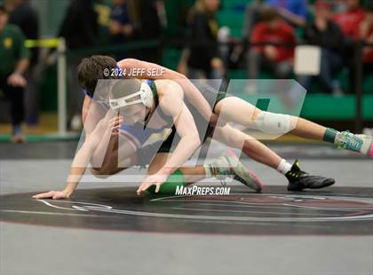 Thumbnail 2 in VHSL Region 5A Wrestling Semifinals photogallery.
