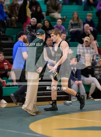 Thumbnail 2 in VHSL Region 5A Wrestling Semifinals photogallery.