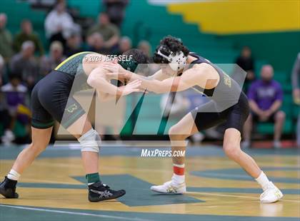 Thumbnail 3 in VHSL Region 5A Wrestling Semifinals photogallery.