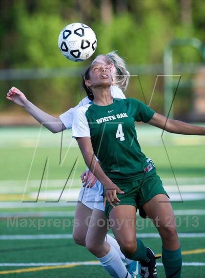 Thumbnail 2 in Cardinal Gibbons vs. White Oak (NCHSAA 3A Playoff) photogallery.