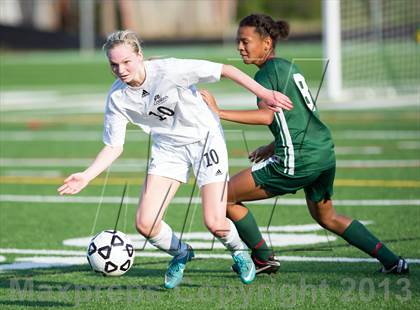 Thumbnail 2 in Cardinal Gibbons vs. White Oak (NCHSAA 3A Playoff) photogallery.