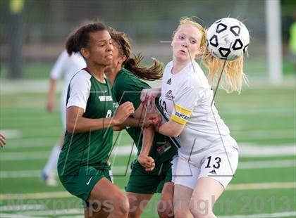 Thumbnail 2 in Cardinal Gibbons vs. White Oak (NCHSAA 3A Playoff) photogallery.