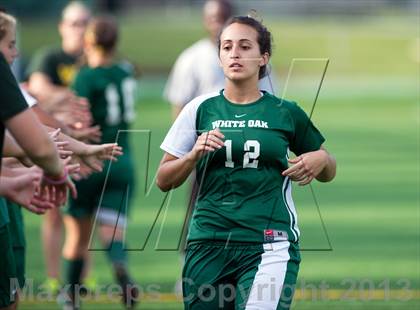Thumbnail 2 in Cardinal Gibbons vs. White Oak (NCHSAA 3A Playoff) photogallery.