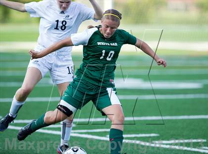Thumbnail 2 in Cardinal Gibbons vs. White Oak (NCHSAA 3A Playoff) photogallery.
