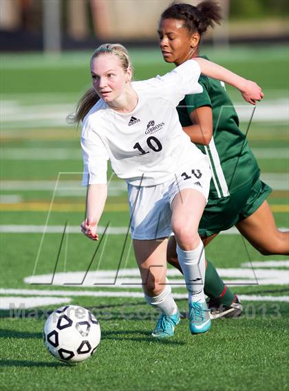 Thumbnail 3 in Cardinal Gibbons vs. White Oak (NCHSAA 3A Playoff) photogallery.