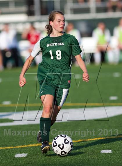 Thumbnail 1 in Cardinal Gibbons vs. White Oak (NCHSAA 3A Playoff) photogallery.