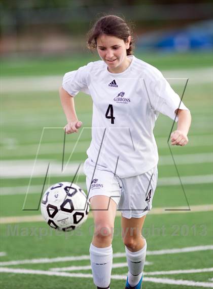 Thumbnail 2 in Cardinal Gibbons vs. White Oak (NCHSAA 3A Playoff) photogallery.
