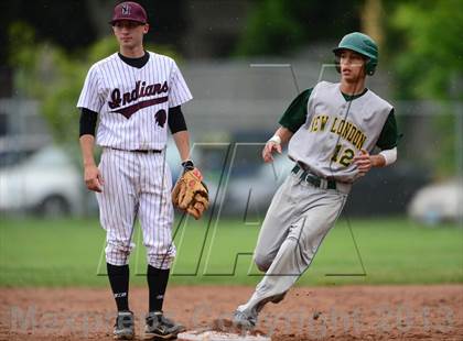 Thumbnail 2 in New London @ North Haven (CIAC Class L First Round) photogallery.