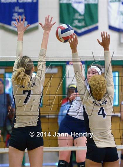 Thumbnail 3 in Sacred Heart vs. Desert Hills (Durango Fall Classic) photogallery.