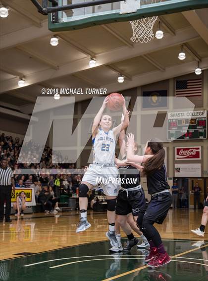 Thumbnail 1 in Fall River vs. Redding Christian (CIF NS D6 Final) photogallery.