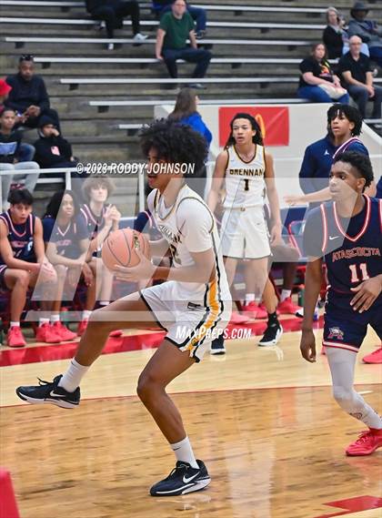 Thumbnail 2 in Brennan vs. Atascocita (McDonald's Texas Invitational) photogallery.