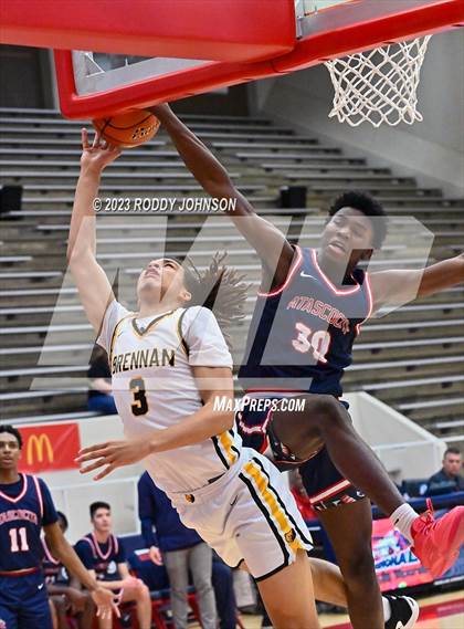Thumbnail 3 in Brennan vs. Atascocita (McDonald's Texas Invitational) photogallery.