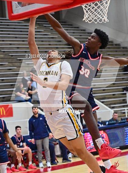 Thumbnail 1 in Brennan vs. Atascocita (McDonald's Texas Invitational) photogallery.