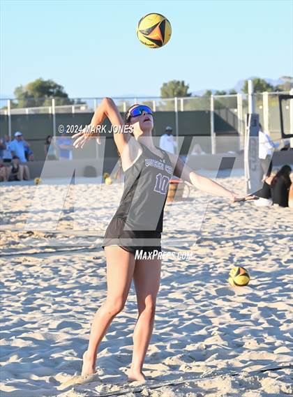 Thumbnail 2 in Queen Creek vs. Millennium (AIA DI Pairs Round 1 Playoff) photogallery.