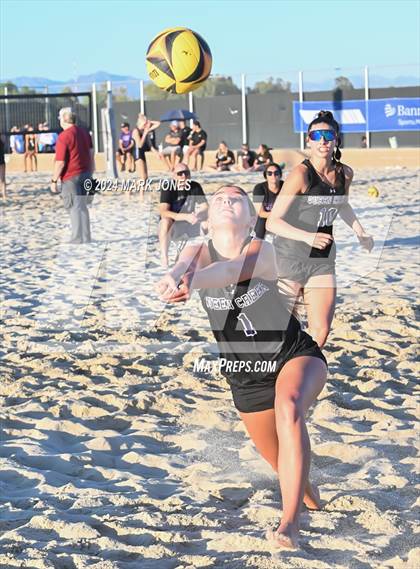 Thumbnail 1 in Queen Creek vs. Millennium (AIA DI Pairs Round 1 Playoff) photogallery.