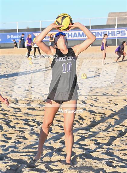 Thumbnail 3 in Queen Creek vs. Millennium (AIA DI Pairs Round 1 Playoff) photogallery.