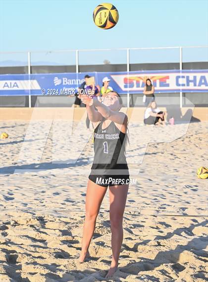 Thumbnail 3 in Queen Creek vs. Millennium (AIA DI Pairs Round 1 Playoff) photogallery.