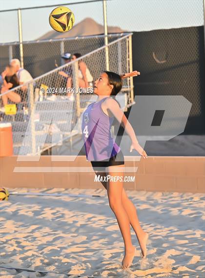 Thumbnail 2 in Queen Creek vs. Millennium (AIA DI Pairs Round 1 Playoff) photogallery.