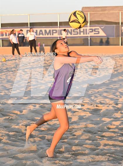 Thumbnail 1 in Queen Creek vs. Millennium (AIA DI Pairs Round 1 Playoff) photogallery.