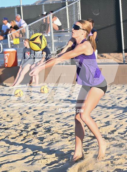 Thumbnail 3 in Queen Creek vs. Millennium (AIA DI Pairs Round 1 Playoff) photogallery.