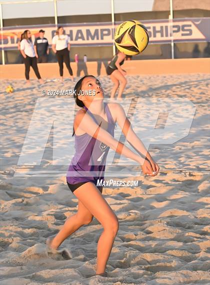 Thumbnail 2 in Queen Creek vs. Millennium (AIA DI Pairs Round 1 Playoff) photogallery.