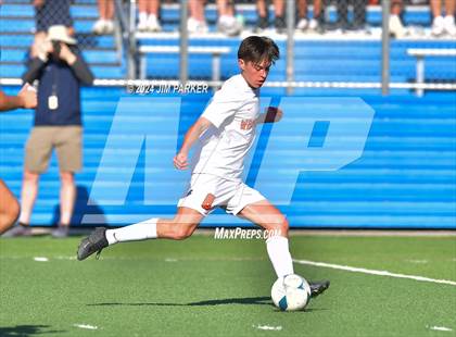 Thumbnail 3 in Glenn vs. Wakeland (UIL 5A Soccer Semifinal) photogallery.