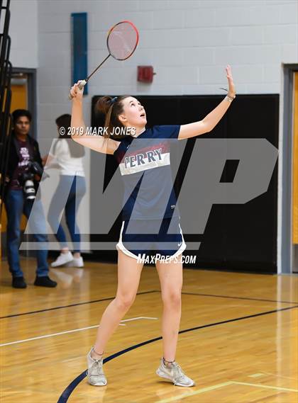 Thumbnail 2 in AIA D1/D2 Badminton Team Championships photogallery.