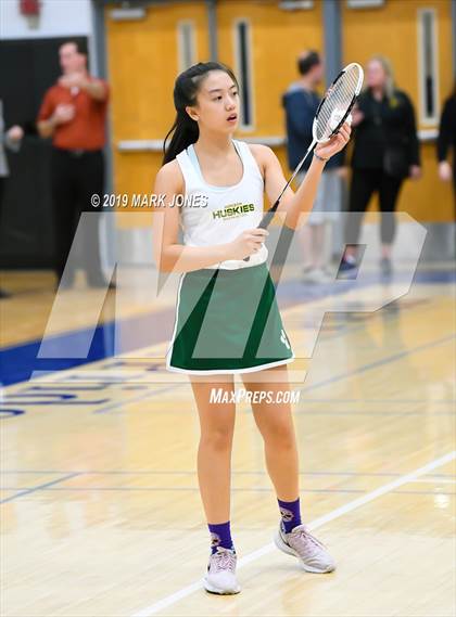 Thumbnail 2 in AIA D1/D2 Badminton Team Championships photogallery.