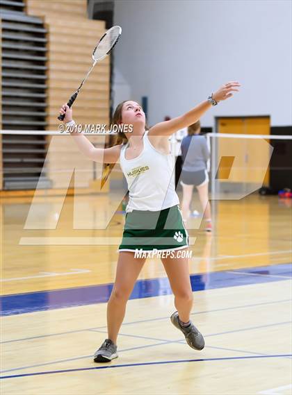 Thumbnail 3 in AIA D1/D2 Badminton Team Championships photogallery.