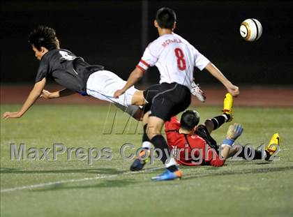 Thumbnail 3 in Crossroads vs. McFarland (CIF SoCal Regional D3 Final) photogallery.