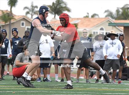 Thumbnail 3 in St. John Bosco vs. Mater Dei (Battle at the Beach 7x7) photogallery.