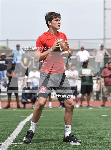 Thumbnail 1 in St. John Bosco vs. Mater Dei (Battle at the Beach 7x7) photogallery.
