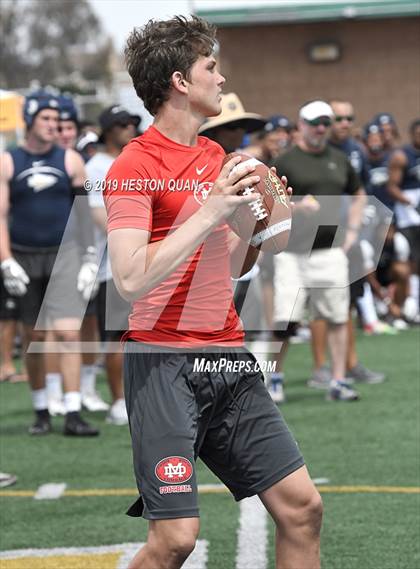 Thumbnail 1 in St. John Bosco vs. Mater Dei (Battle at the Beach 7x7) photogallery.