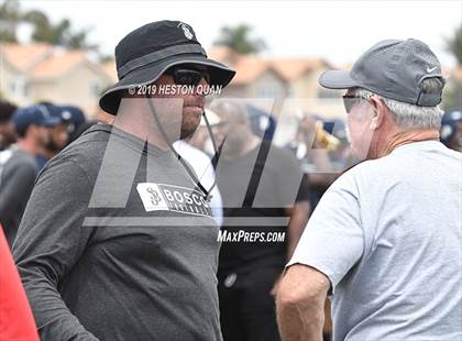 Thumbnail 1 in St. John Bosco vs. Mater Dei (Battle at the Beach 7x7) photogallery.